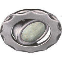 Ecola DH07 MR16 GU5.3 св-к поворот.Звезда Сатин-хром 25x88 FF1602EFS (10!)