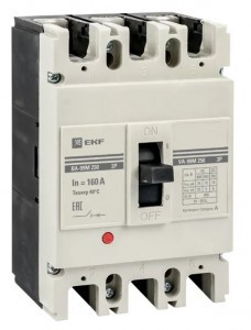 EKF автоматический выкл. ВА-99М 250/160А 3P 35кА PROxima mccb99-250-160m