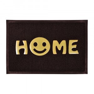 Коврик придверн. (тип Spongy) HOME 40*60см, h ворса=0,5см, коричн., порист, полимерн. 22405 Vortex