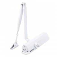 БУЛАТ Доводчик дверной ДД 302/3 B-W25-85 кг) белый10)