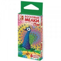 Мелки восковые Луч ZOO 6цв 6гр 8х90 12С 864-08
