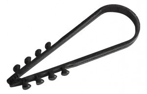 SmartBuy Дюбель-хомут 19x25мм нейлон черный, круглый (уп. 10шт, цена за шт) (SBE-CJ-25-b)