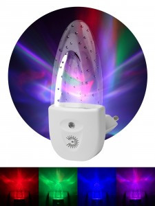 ЭРА ночник св/д детский NN-619 0.5W RGB пластик, белый, 220V, фотосенсор NN-619-LS-W