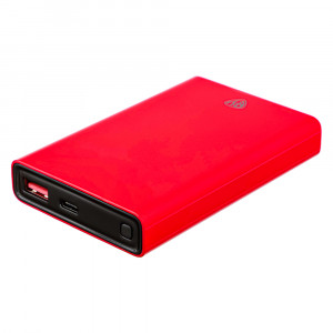BY Аккумулятор мобильный, 10000мАч, Быстрая зарядка QC3.0, PD22.5W, 5А, красный