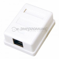 Розетка компьютерная 1 гн. 8p8c сat5e (RJ45) REXANT 03-0121