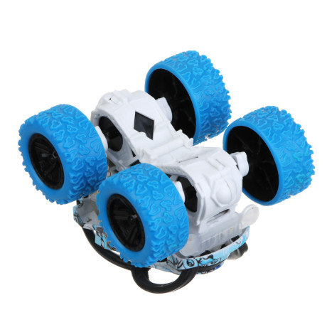 ИГРОЛЕНД Машинка инерционная "Монстр трак", свет, 3хLR44, ABS, 9х7,5х9 см, 4 дизайна