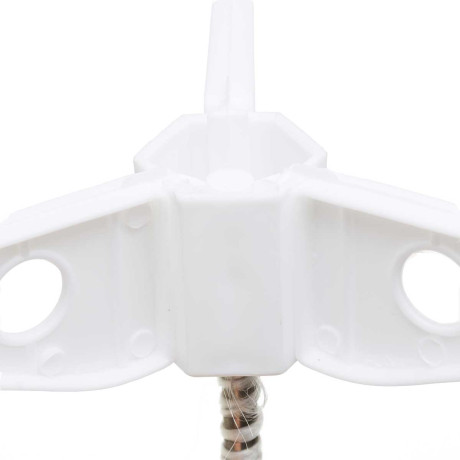 Елка HJ 90-77 90 см БЕЛАЯ С ГОЛУБЫМ 37 веток пластиковая подставка