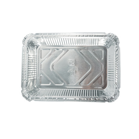 Форма для запекания, алюминиевая фольга, 21,2x14,7x4см, дно 17,4x10,9см, 780мл, L-край, R1L