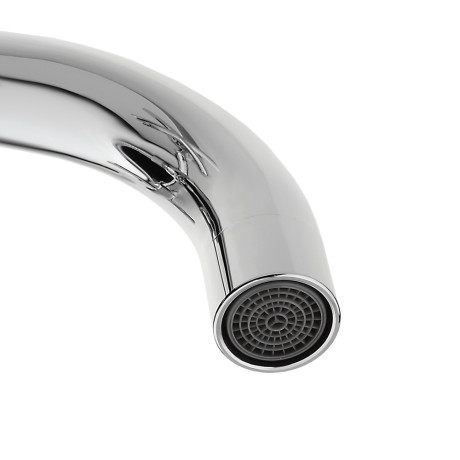 RAIN Смеситель для ванны Кристал, короткий излив, душ. набор, кран-буксы 1/2, латунь, хром