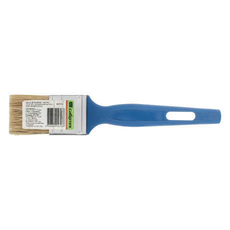 Кисть флейцевая "Эксперт", 35 х 6 мм, натуральная щетина, пластиковая ручка Сибртех