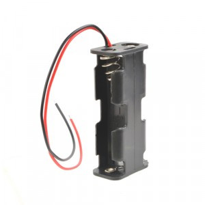 Батареечный отсек Robiton Bh2xR6 с двумя проводами, 16502