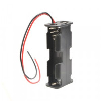 Батареечный отсек Robiton Bh2xR6 с двумя проводами, 16502