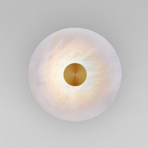 EUROSVET Бра св/д 13W 1134lm 200х200х90 металл белый/латунь Thasos 40340 LED