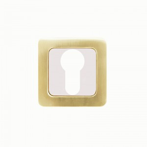 Накладка для ц/м АЛЛЮР АРТ ET-S1 SB/PB(4276) квадратное основание мат.золото/золото (100,10) (компл)