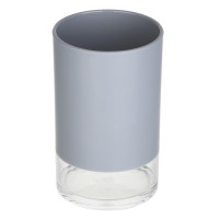 VETTA Стакан для ванной комнаты, акрил, 11,5x7x7 см, 330 мл, серый