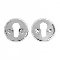 Накладка под цилиндровый механизм замка АЛЛЮР 016PZ-55 CP хром для финских дверей (200,20)