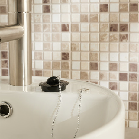 Пробка для ванны с цепочкой 29см тм VETTA, резина, d4,5см