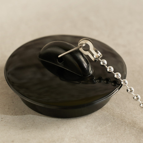 Пробка для ванны с цепочкой 29см тм VETTA, резина, d4,5см