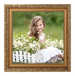 Фоторамка FA Садко 20х20 пластик семейная  золотой гобелен 58692