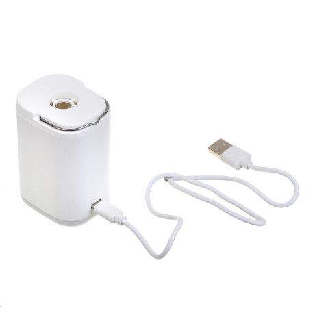 ЕРМАК Насос портативный, 5 насадок, фонарик, пауэрбанк, 2400мАч, 130х44х53 мм