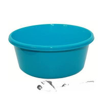 Таз 11л круглый М2513 бирюзовый (10)
