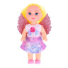 ИГРОЛЕНД Кукла с крылышками и цветн.волосами, 11 см, ABS, PVC, полиэстер, 13,5х4,5х18 см, 6 дизайнов