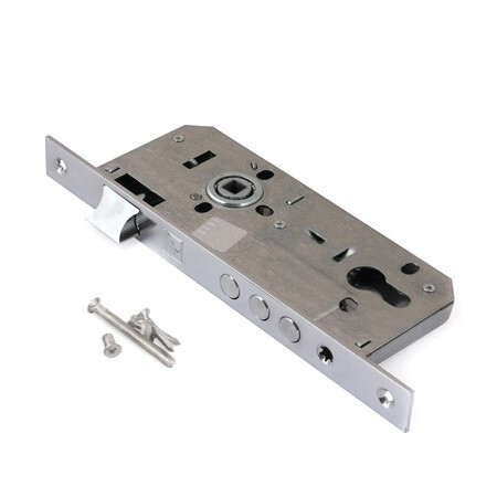 Замок врез 2600CR Apecs Хром (межос-85мм, аналог Kale152/3MR) \