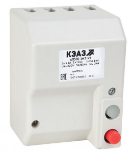 КЭАЗ автоматический выкл. АП50Б-2МТ 2P 25А 400В AC/220В DC 10Iн 106910