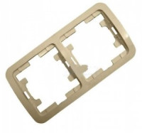 Makel Mimoza рамка СУ 2 мест. крем. (горизонт.) 32012