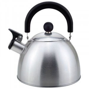 Чайник метал. со свистком (0,4мм) GRANDE, 5л, ручка бакелит, матовый 985619, Mallony