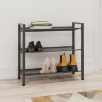 Подставка д/обуви (пвл) Торонто 23 (3полки) 67*26,5*61 (графит) ПДОТ23Гр под заказ ЗМИ