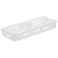 Полочка на душевую штангу, стойку, белый