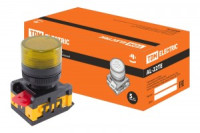 TDM лампа AL-22TE сигнальная d22мм желт. неон/230В цилиндр (10!) SQ0702-0038