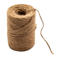 Шнур банковский джутовый 100 м, в диспенсере, вес 120 гр +- 10%, Сибртех
