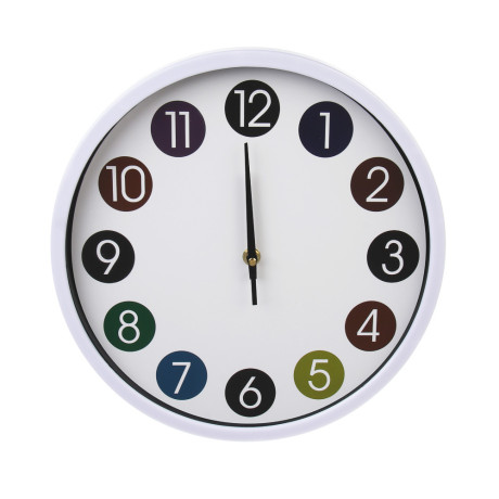 Часы настенные тм LADECOR CHRONO круглые, 30x30x4 см, пластик, стекло, 1хАА