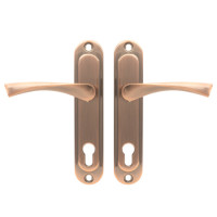 Ручки на планке AVERS HP-85.0123-AC (медь, под цилиндр, межос-85мм)   \24