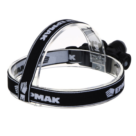 ЕРМАК Фонарь налобный, CREE XPE LED, 4 режима, 1200мАч, 8,3х3,8х7,3см, USB кабель, пластик