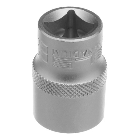 Головка торцевая 1/2, Е22, CrV Stels