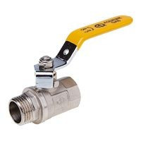 AQUALINK Кран шаровой для газа 1/2&quot;, (вн-нар, г/ш) рычаг, 7104