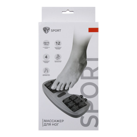 Массажер для ног тм BY SPORT, 29х15х5см, PP, 3 цвета