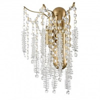 LUMION 8243/2W CLASSI LN25 22 латунь, мет./хрусталь бра E14 2x40W 220V KRISTINA