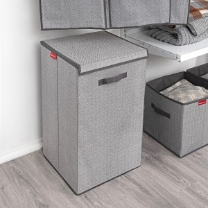 Корзина д/белья складная 35*35*60см, нетканый материал(п/эстер) ВПОРЯДКЕ 60631 Master House