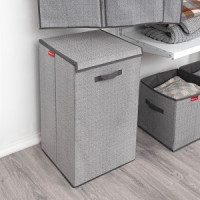 Корзина д/белья складная 35*35*60см, нетканый материал(п/эстер) ВПОРЯДКЕ 60631 Master House