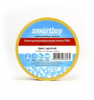Smartbuy Изолента ПВХ 19/20 0.18х19мм, 20метров, желтая (SBE-IT-19-20-y)