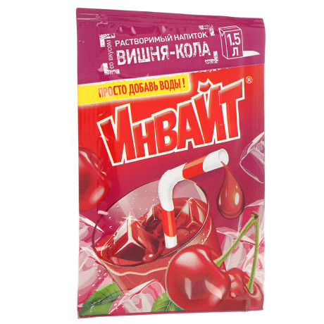Напиток растворимый ИНВАЙТ, в ассортименте, 12 г.