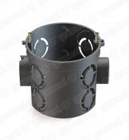 GREENEL Коробка уст. для кирпич. стен с саморезами СУ D68х62мм ЧЕРНАЯ (200шт) GE40011-05