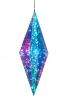 Uniel Фигура новогод. св/д &quot;Брильянт&quot; 46x15x15см 100LED 3xAA (не в/к) радужный ULD-R506 3АА DIAMOND