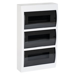 EKF бокс (корпус) пластик ЩРН-П-36 навесной с дымчатой дверцей IP40 pb40-n-36