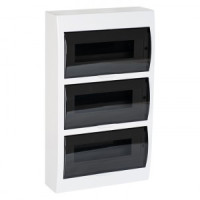 EKF бокс (корпус) пластик ЩРН-П-36 навесной с дымчатой дверцей IP40 pb40-n-36