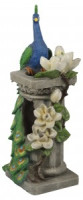 GREEN APPLE Садовый фонтан GANF-08 декоративный св/д с подсветкой Павлин 81 см 57669
